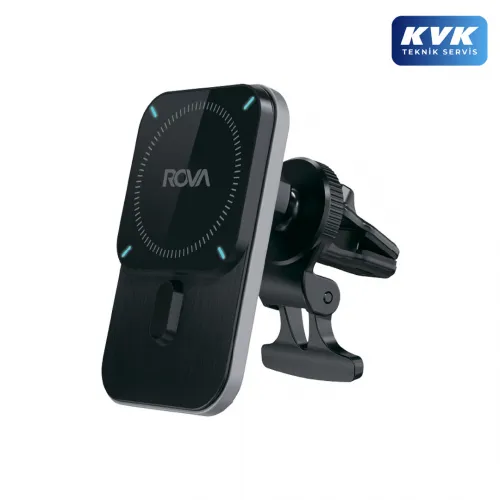 Rova WTM401 Araba İçi Manyetik Kablosuz Hızlı Şarjlı Cep Telefon Tutucu
