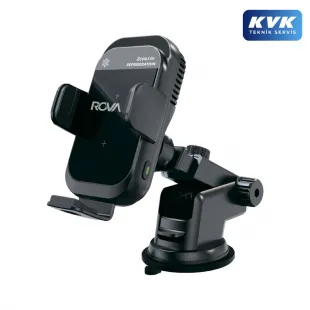 Rova WTM402 Araba İçi Manyetik Kablosuz Hızlı Şarjlı Ve Soğutuculu Cep Telefon Tutucu