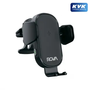 Rova WTM404 Araba İçi Manyetik Kablosuz Hızlı Şarjlı Cep Telefon Tutucu