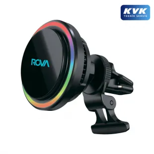 Rova WTM405 Araba İçi Manyetik Kablosuz Hızlı Şarjlı Cep Telefon Tutucu