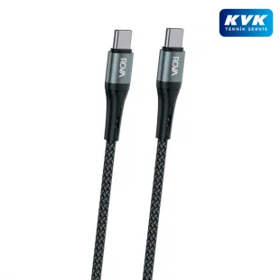 Rova KB215 Type-C To Type-C Hızlı ve Data Şarj Kablosu