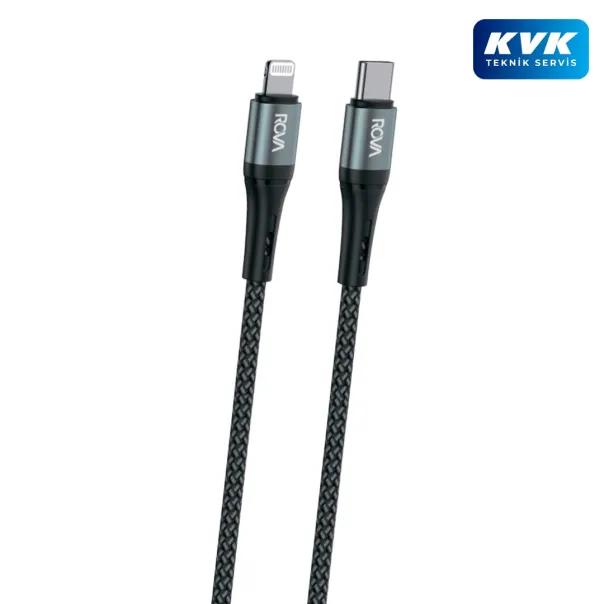Rova KB216 Type-C To Lightning (iPhone) Hızlı Şarj ve Data Kablosu