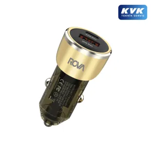 Rova OSB194 PD QC3.0 Hızlı Araç Şarj Aleti