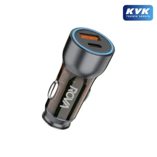 Rova OSB196 PD QC3.0 Hızlı Araç Şarj Aleti - 48W