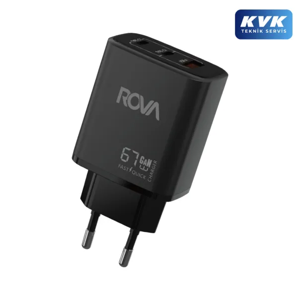 Rova SB120 PD GaN Hızlı Şarj Aleti 67W