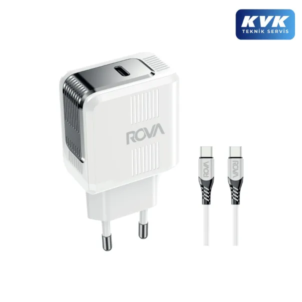 Rova SB110T PD Tek C Giriş 1 M Kablolu Şarj Aleti 20W