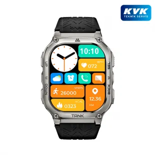 Kospet Tank M3 Akıllı Saat - Gri - KVK Teknik Servis Garantili