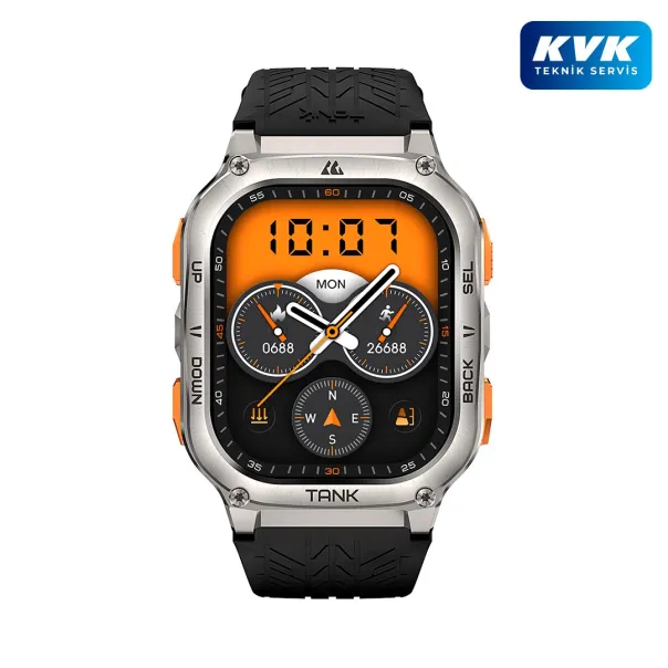 Kospet Tank M3 Ultra GPS'li Akıllı Saat - Gri - KVK Teknik Servis Garantili